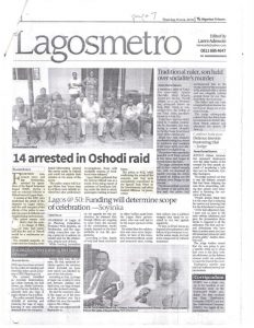 14 arrested in Oshodi raid